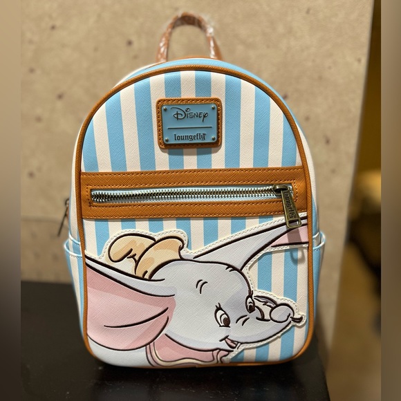 Loungefly Accessories Loungefly Disney Dumbo Faux Leather Striped